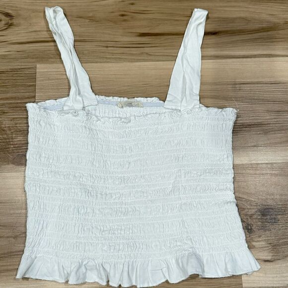 La Hearts Tops - Pacsun LA Hearts White Cropped Tank Top Women’s Medium